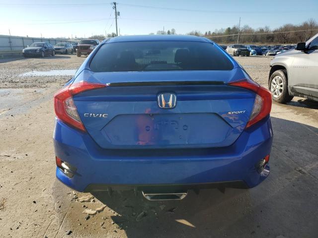 19XFC2F89KE045166 - 2019 HONDA CIVIC SPORT BLUE photo 6