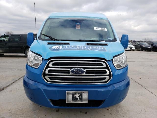 1FMZK1ZG7HKA37923 - 2017 FORD TRANSIT T-150 BLUE photo 5