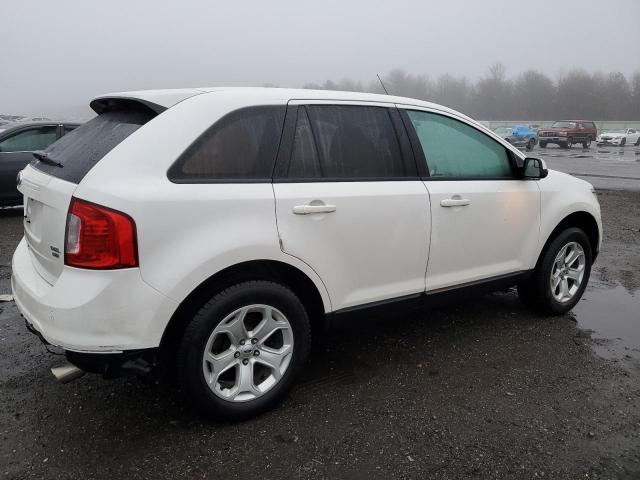 2FMDK4JC2DBE23657 - 2013 FORD EDGE SEL WHITE photo 3