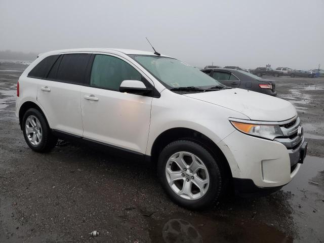 2FMDK4JC2DBE23657 - 2013 FORD EDGE SEL WHITE photo 4