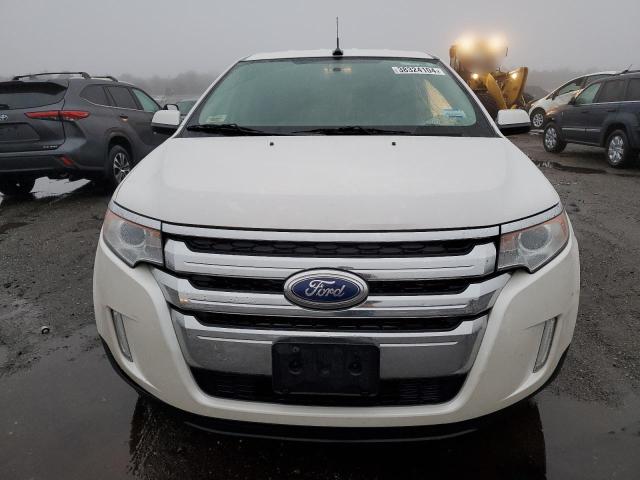 2FMDK4JC2DBE23657 - 2013 FORD EDGE SEL WHITE photo 5