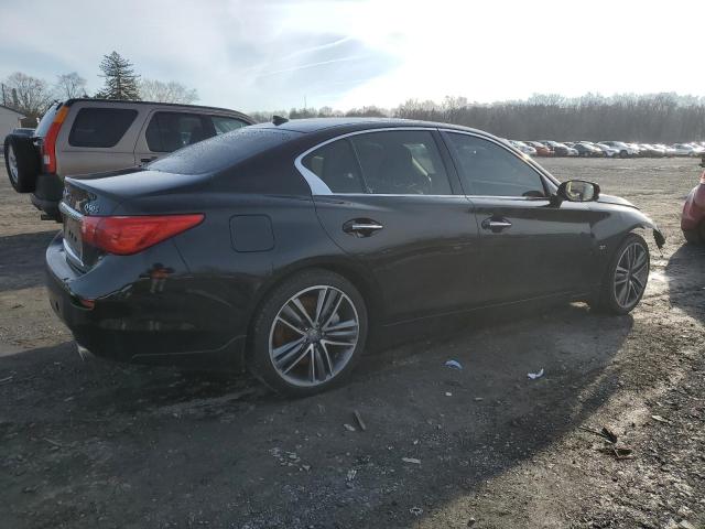 JN1BV7AR3EM704986 - 2014 INFINITI Q50 BASE BLACK photo 3