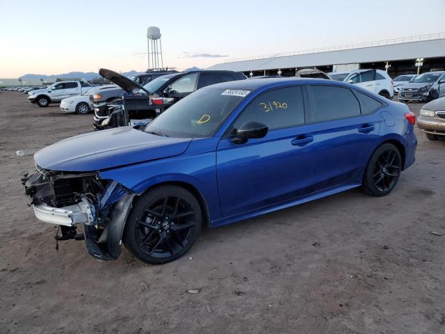 2HGFE2F51NH504975 - 2022 HONDA CIVIC SPORT 蓝色 照片 1