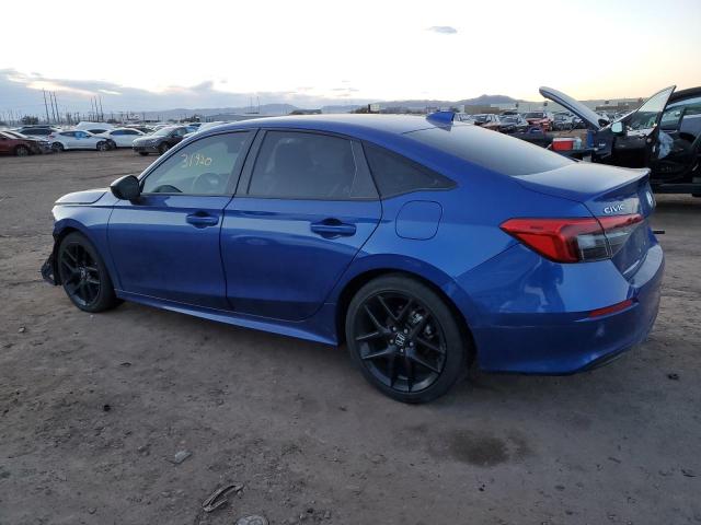 2HGFE2F51NH504975 - 2022 HONDA CIVIC SPORT BLUE photo 2