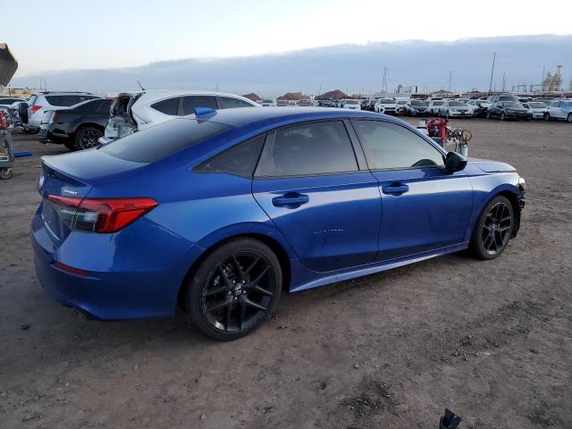 2HGFE2F51NH504975 - 2022 HONDA CIVIC SPORT BLUE photo 3