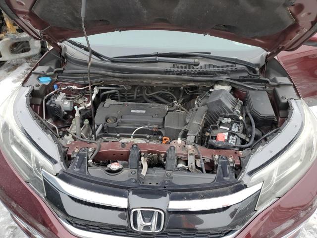 2HKRM4H78GH727551 - 2016 HONDA CR-V EXL BURGUNDY photo 11