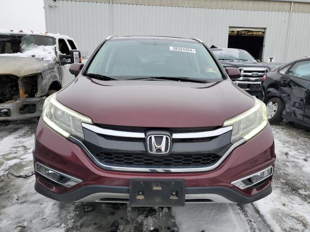 2HKRM4H78GH727551 - 2016 HONDA CR-V EXL BURGUNDY photo 5