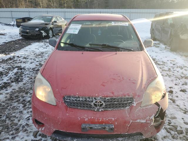 2T1KR32E65C416818 - 2005 TOYOTA COROLLA MA XR RED photo 5