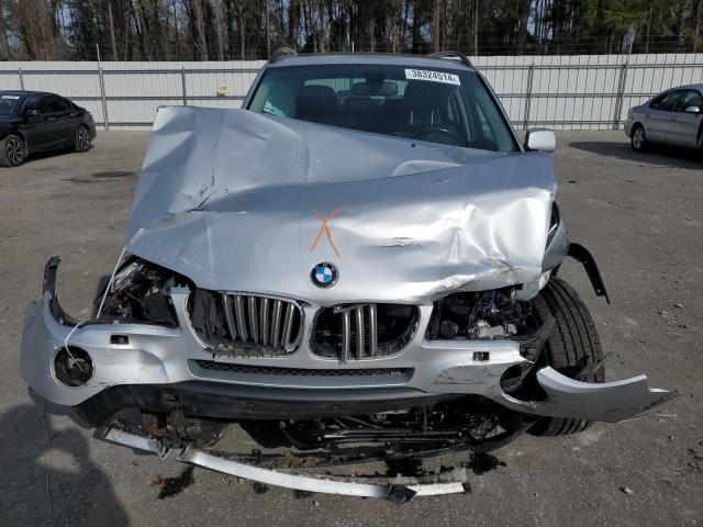 WBXPC93459WJ26831 - 2009 BMW X3 XDRIVE30I SILVER photo 5