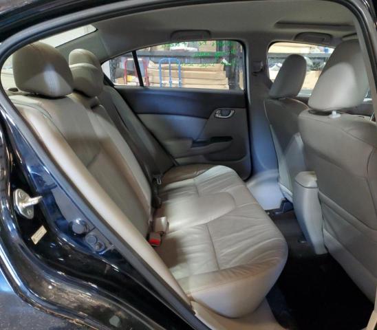 19XFB2F97CE045518 - 2012 HONDA CIVIC EXL შავი ფოტო 10