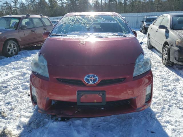 JTDKN3DUXA0099193 - 2010 TOYOTA PRIUS RED photo 5