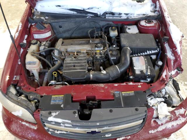 1G1ND52FX4M612321 - 2004 CHEVROLET MALIBU RED photo 11