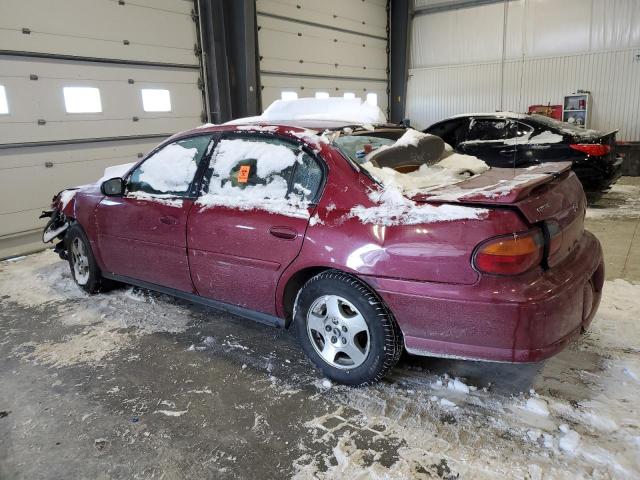 1G1ND52FX4M612321 - 2004 CHEVROLET MALIBU RED photo 2