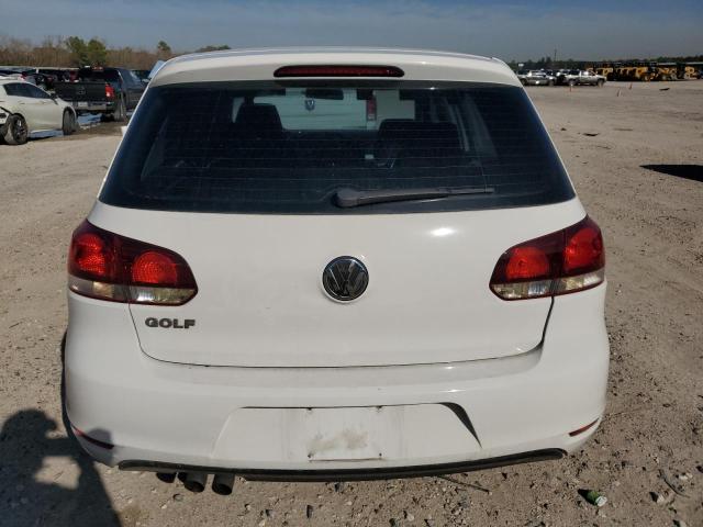 WVWDB7AJ6EW007339 - 2014 VOLKSWAGEN GOLF WHITE photo 6