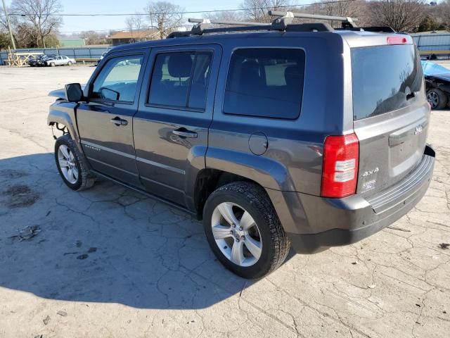 1C4NJRFB0ED863493 - 2014 JEEP PATRIOT LATITUDE GRAY photo 2