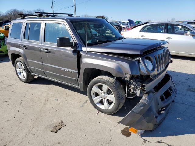 1C4NJRFB0ED863493 - 2014 JEEP PATRIOT LATITUDE GRAY photo 4