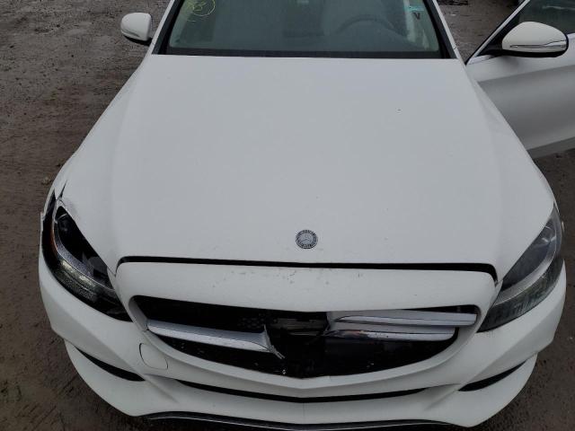 55SWF4KBXFU080379 - 2015 MERCEDES-BENZ C 300 4MATIC WHITE photo 11