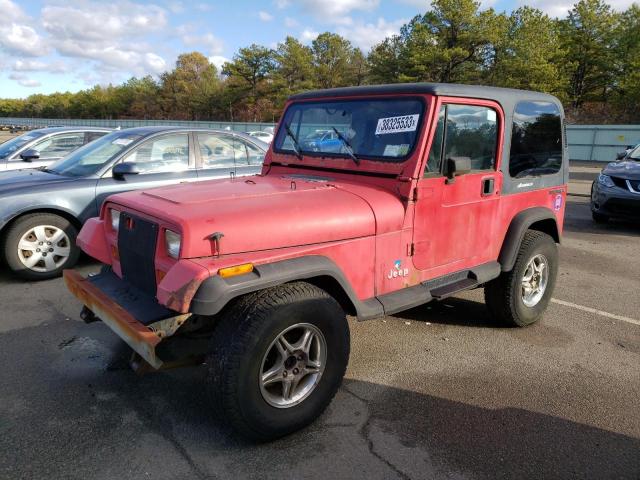 2J4FY29S7MJ119770 - 1991 JEEP WRANGLER RED photo 1