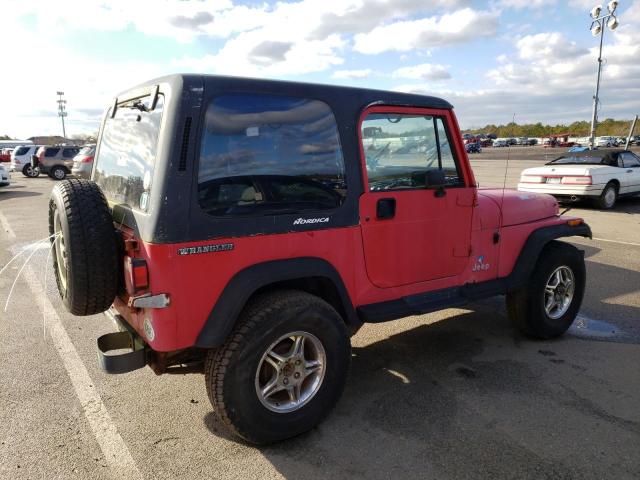 2J4FY29S7MJ119770 - 1991 JEEP WRANGLER RED photo 3