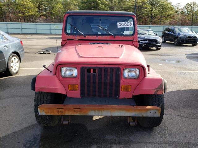 2J4FY29S7MJ119770 - 1991 JEEP WRANGLER RED photo 5