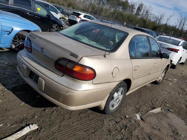 1G1NE52J12M619317 - 2002 CHEVROLET MALIBU LS GOLD photo 3