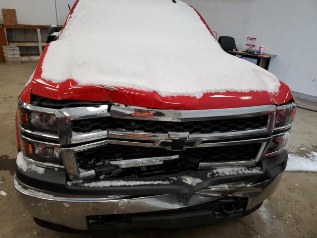 1GCVKPEH9EZ355825 - 2014 CHEVROLET SILVERADO K1500 RED photo 11