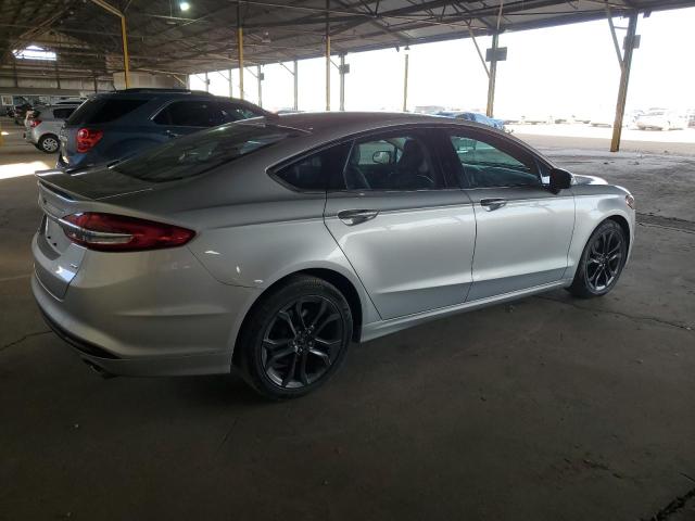 3FA6P0H70JR171393 - 2018 FORD FUSION SE SILVER photo 3