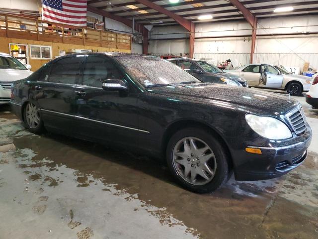 WDBNG75J13A331646 - 2003 MERCEDES-BENZ S 500 BLACK photo 4