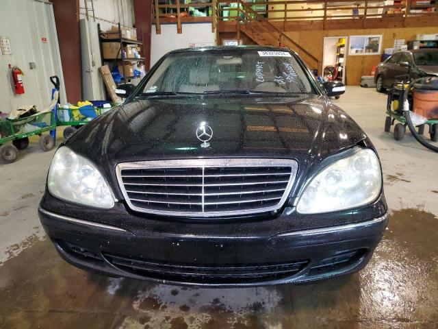 WDBNG75J13A331646 - 2003 MERCEDES-BENZ S 500 BLACK photo 5