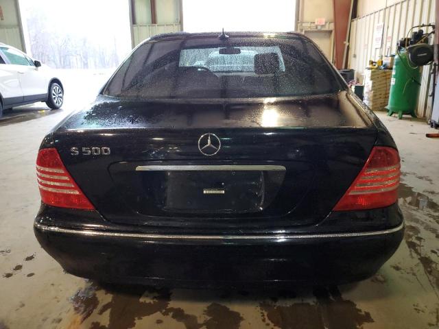 WDBNG75J13A331646 - 2003 MERCEDES-BENZ S 500 BLACK photo 6