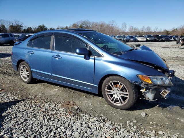 1HGFA16818L116197 - 2008 HONDA CIVIC EX BLUE photo 4