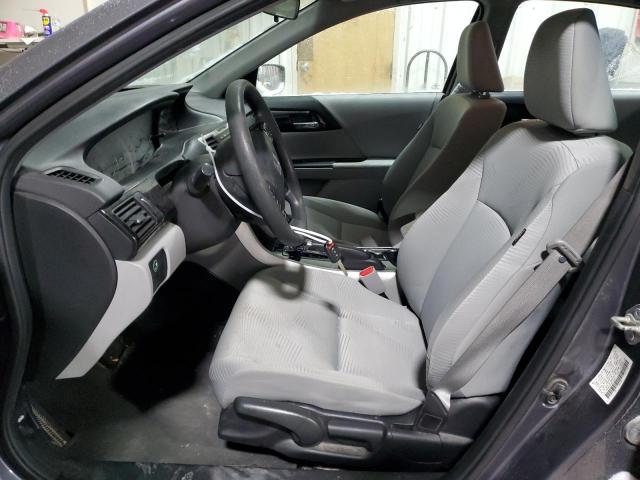 1HGCR2F36GA036801 - 2016 HONDA ACCORD LX GRAY photo 7