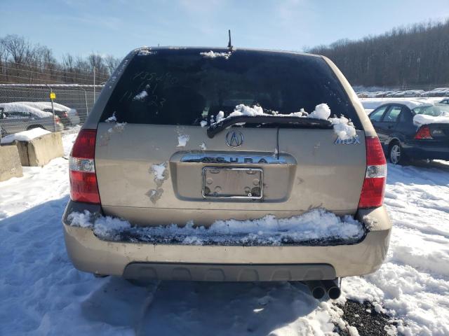 2HNYD18261H513148 - 2001 ACURA MDX GOLD photo 6