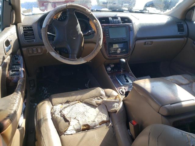 2HNYD18261H513148 - 2001 ACURA MDX GOLD photo 8