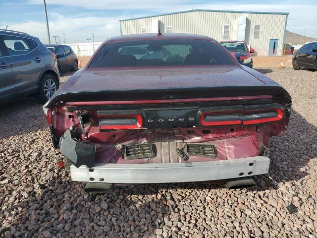 2C3CDZC97JH121402 - 2018 DODGE CHALLENGER SRT HELLCAT BURGUNDY photo 6