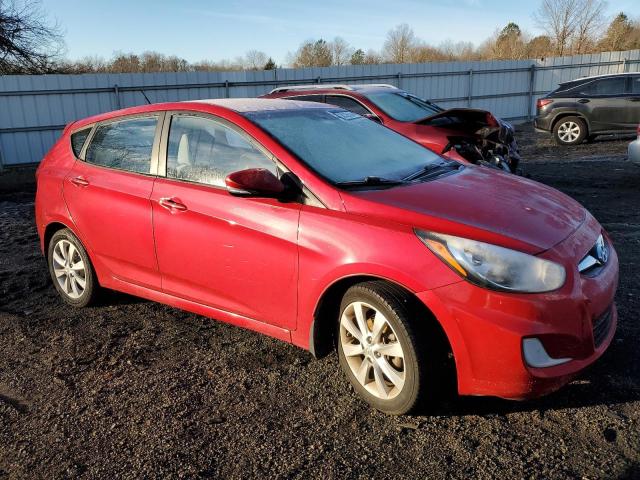 KMHCU5AE8DU062362 - 2013 HYUNDAI ACCENT GLS RED photo 4