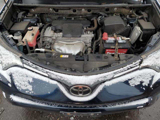 JTMBFREV0JJ227636 - 2018 TOYOTA RAV4 LE BLUE photo 11