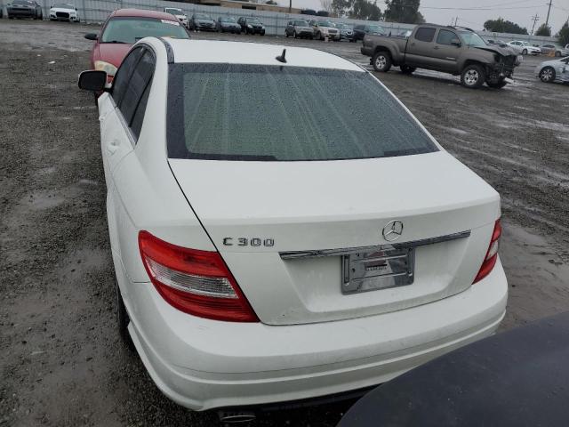 WDDGF54X59R080055 - 2009 MERCEDES-BENZ C 300 WHITE photo 6