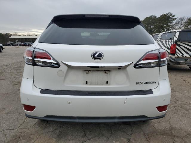 JTJBC1BA8D2059672 - 2013 LEXUS RX 450 WHITE photo 6