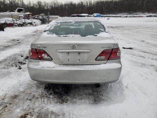 JTHBA30G145021578 - 2004 LEXUS ES 330 SILVER photo 6