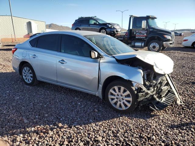 3N1AB7AP9HL660199 - 2017 NISSAN SENTRA S SILVER photo 4