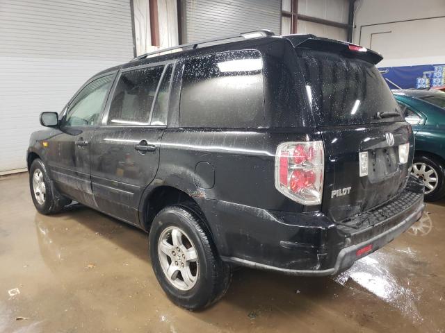 2HKYF18557H538018 - 2007 HONDA PILOT EXL BLACK photo 2