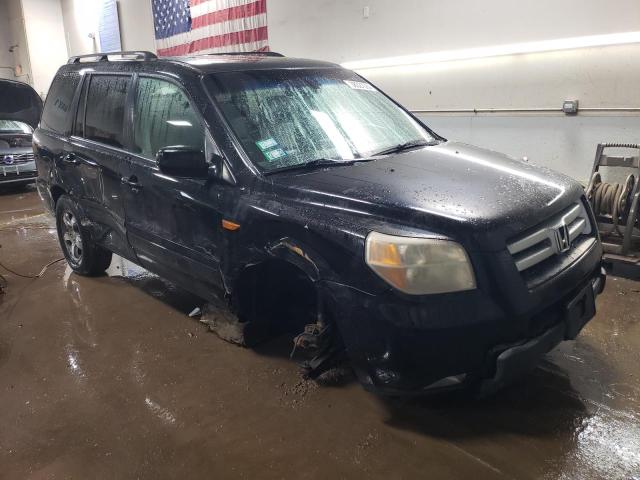 2HKYF18557H538018 - 2007 HONDA PILOT EXL BLACK photo 4