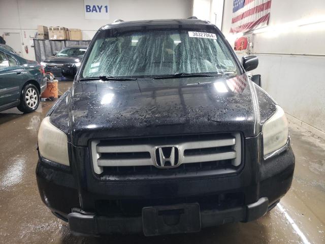 2HKYF18557H538018 - 2007 HONDA PILOT EXL BLACK photo 5