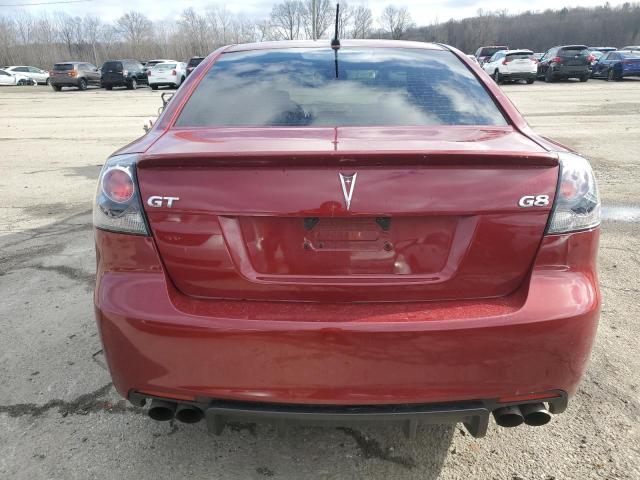 6G2EC57Y09L155768 - 2009 PONTIAC G8 GT MAROON photo 6