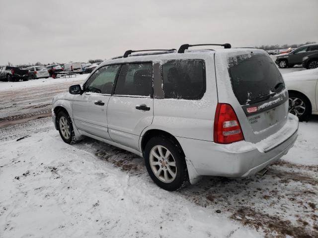 JF1SG65605H706081 - 2005 SUBARU FORESTER 2.5XS SILVER photo 2