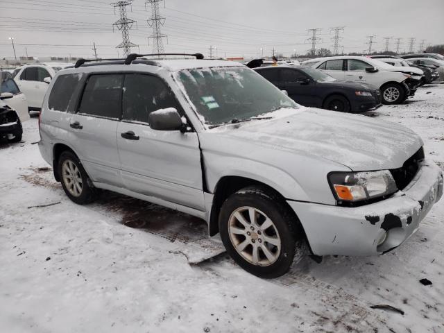 JF1SG65605H706081 - 2005 SUBARU FORESTER 2.5XS SILVER photo 4