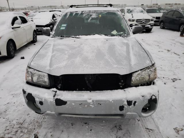 JF1SG65605H706081 - 2005 SUBARU FORESTER 2.5XS Gümüş foto 5