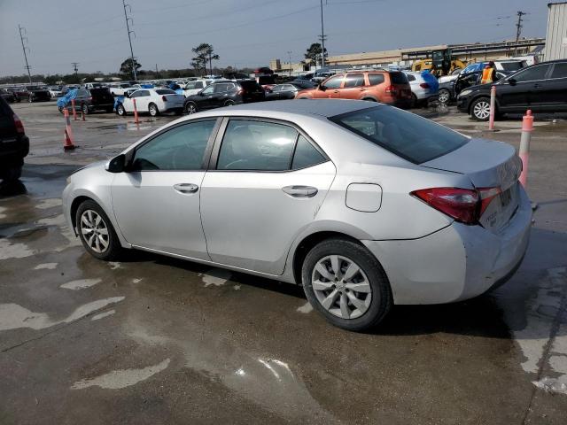 2T1BURHE3EC132944 - 2014 TOYOTA COROLLA L SILVER photo 2