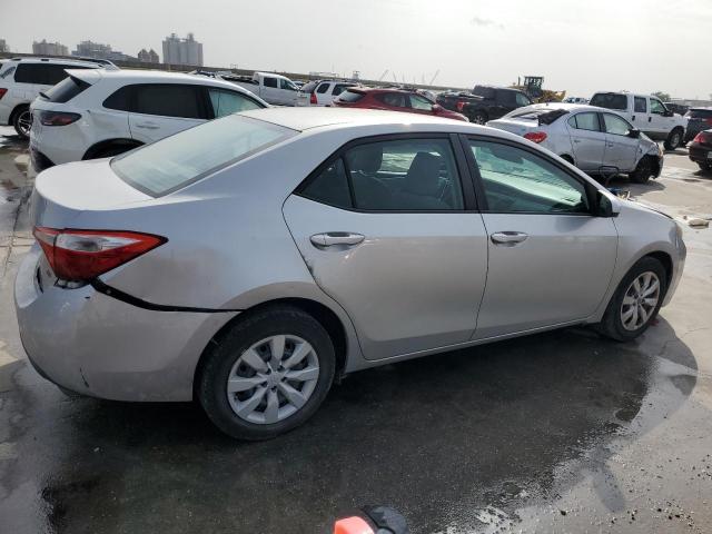 2T1BURHE3EC132944 - 2014 TOYOTA COROLLA L SILVER photo 3